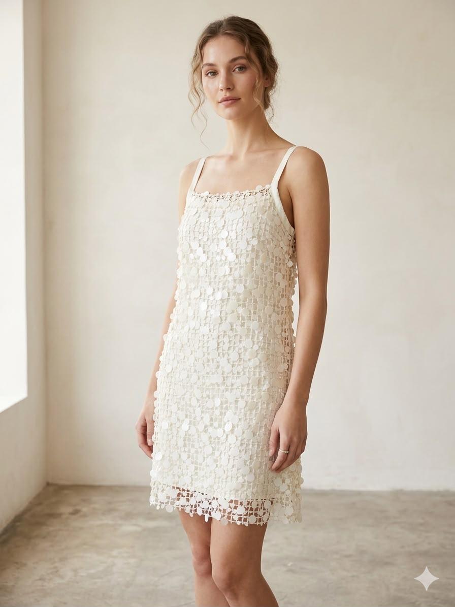 Knitt & Sequin Dress